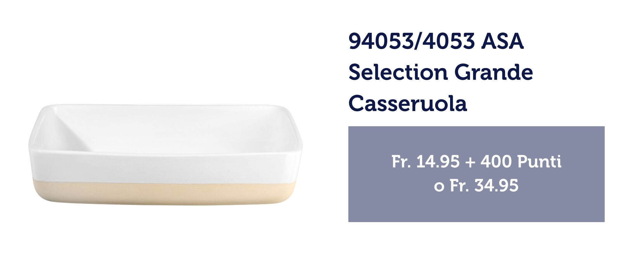 4053 ASA Grande Al Forno plat pour le four